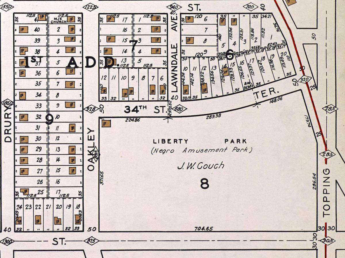 The Liberty Park grounds in 1925. KANSAS CITY PUBLIC LIBRARY