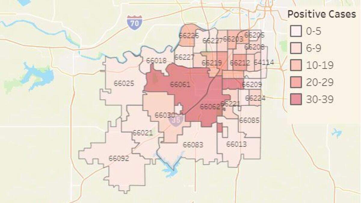 Johnson County ZIP codes with the most COVID-19 cases: new data ...