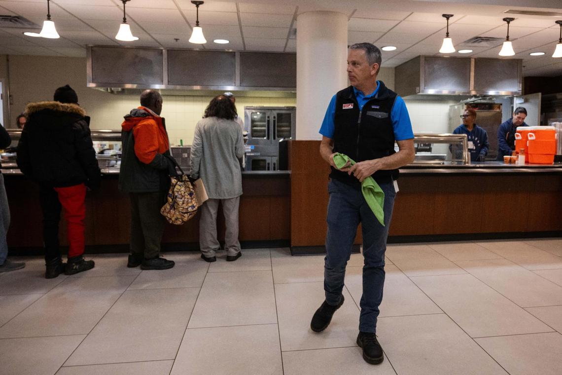 “It’s easy to put the blame on us. Everybody wants to point a finger at somebody,” John Kraus, director of Morning Glory Ministries, said of negative incidents downtown. The breakfast program feeds an average of 180 people each morning. But Kraus said the breakfast program isn’t bringing homeless people downtown. “We’re feeding the homeless who are already downtown.”