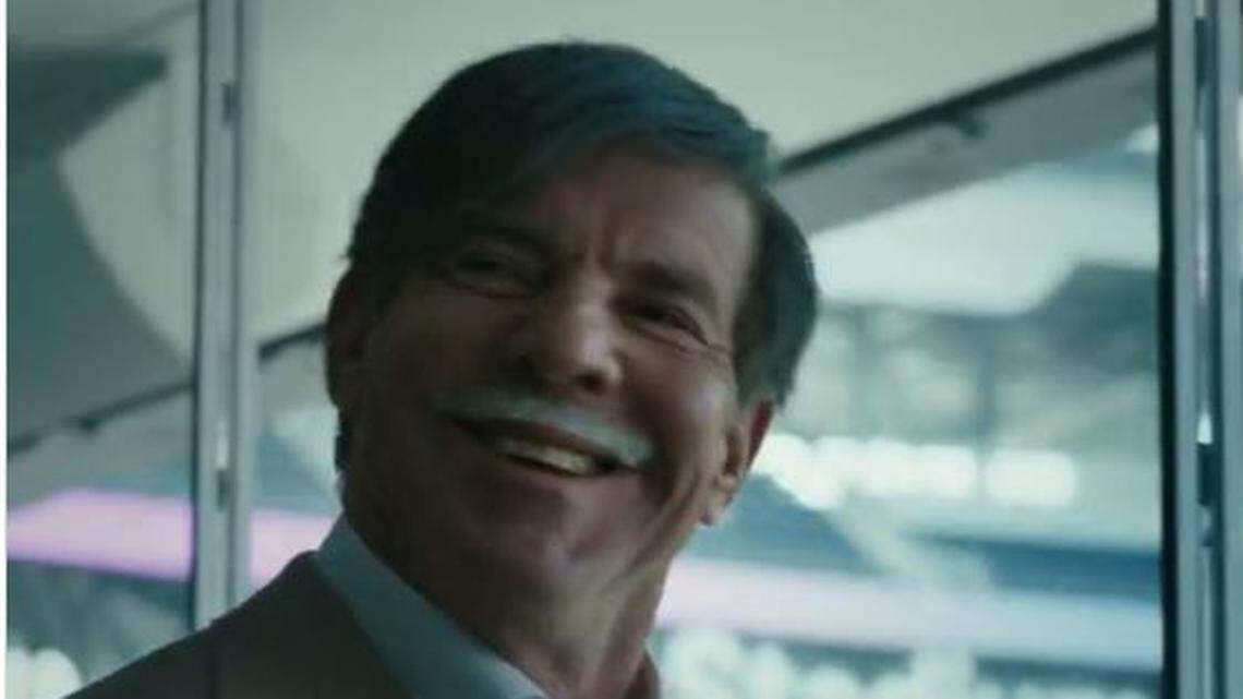 Dennis Quaid stars as Stan Kroenke in LA Rams’ Hollywood-style preview of NFL Draft