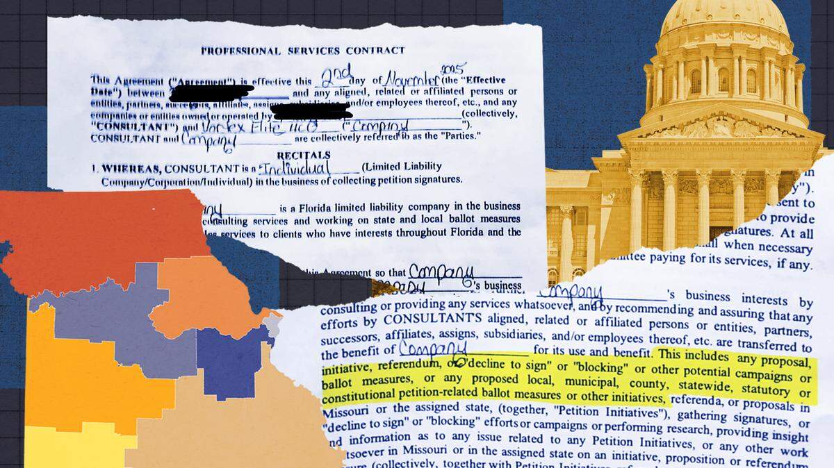 A mysterious contract obtained by The Kansas City Star appears to signal a targeted effort to halt a campaign seeking to strike down the state’s gerrymandered congressional map.