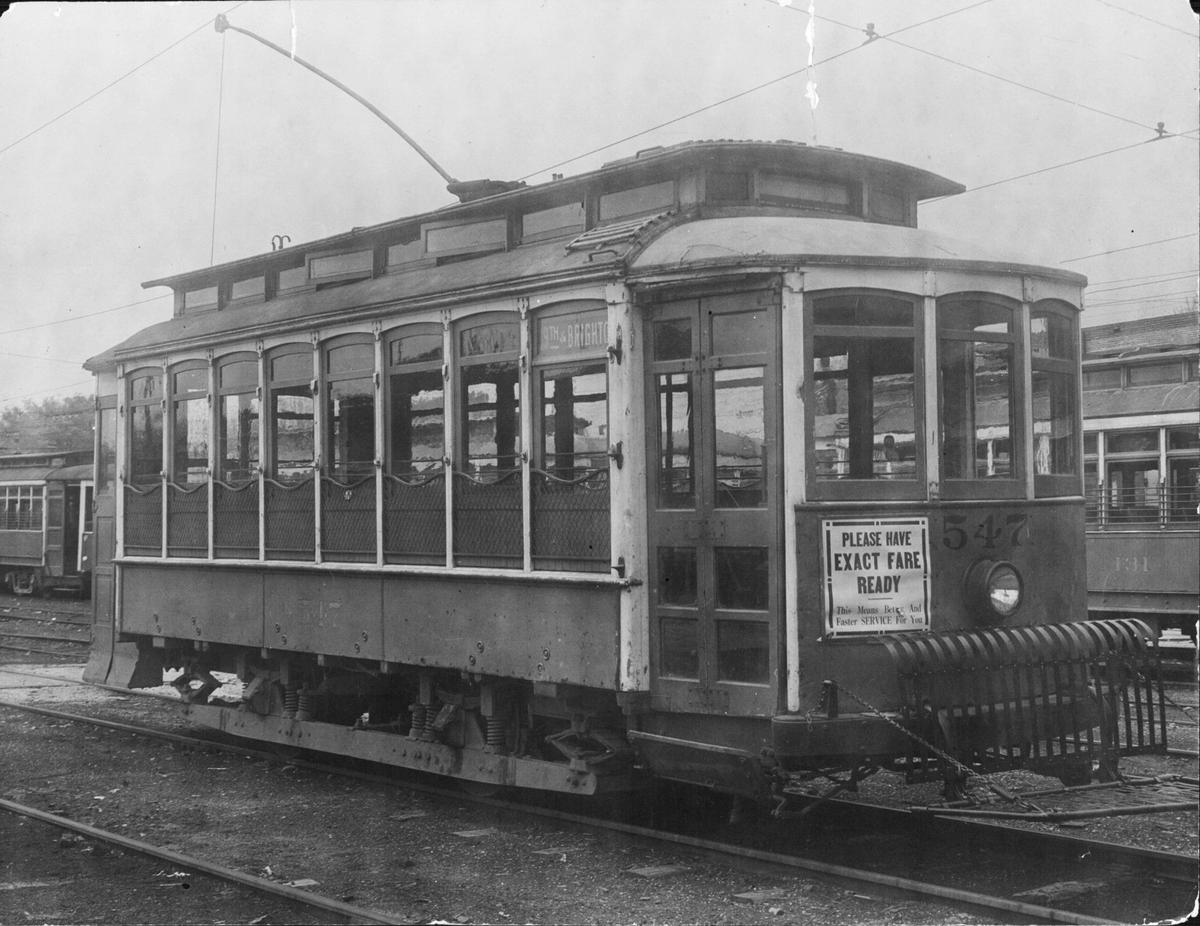 One of the monster cars of the early 1890s. It seated 24 riders.
