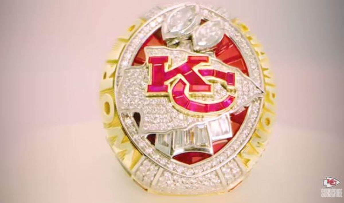 The Kansas City Chiefs’ last Super Bowl ring, in 2020.