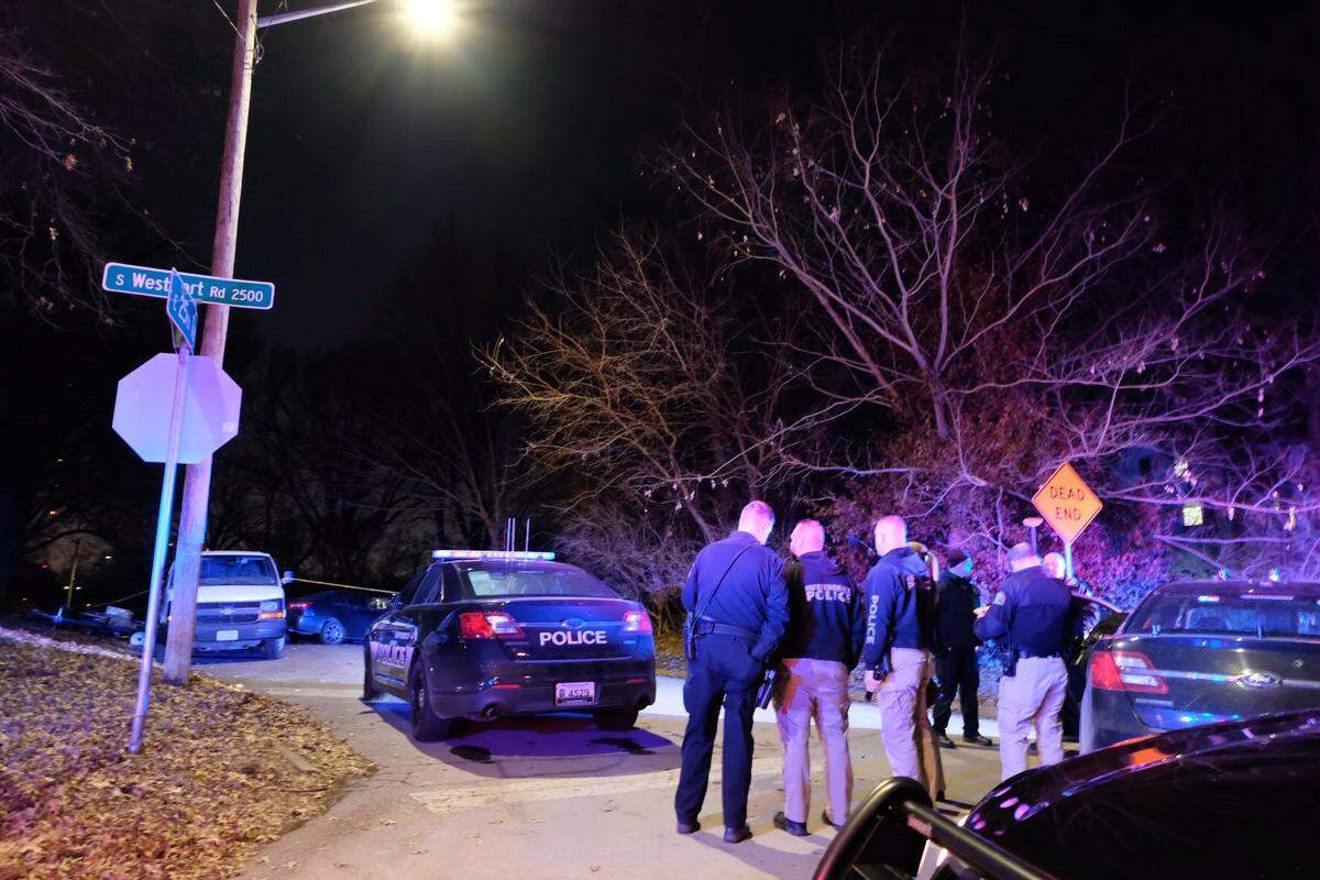 Police investigated a shooting Tuesday in the 9600 block of E. 25th Terrance in Independence.