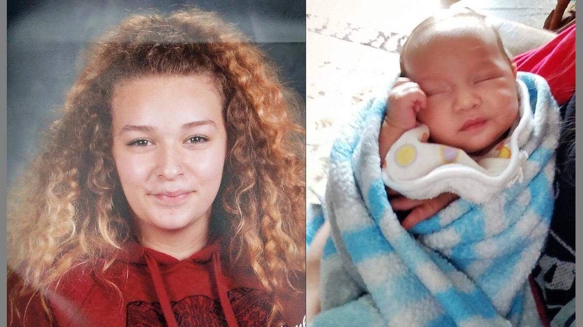 A teen and her baby are missing after last being seen in Grain Valley, police said.