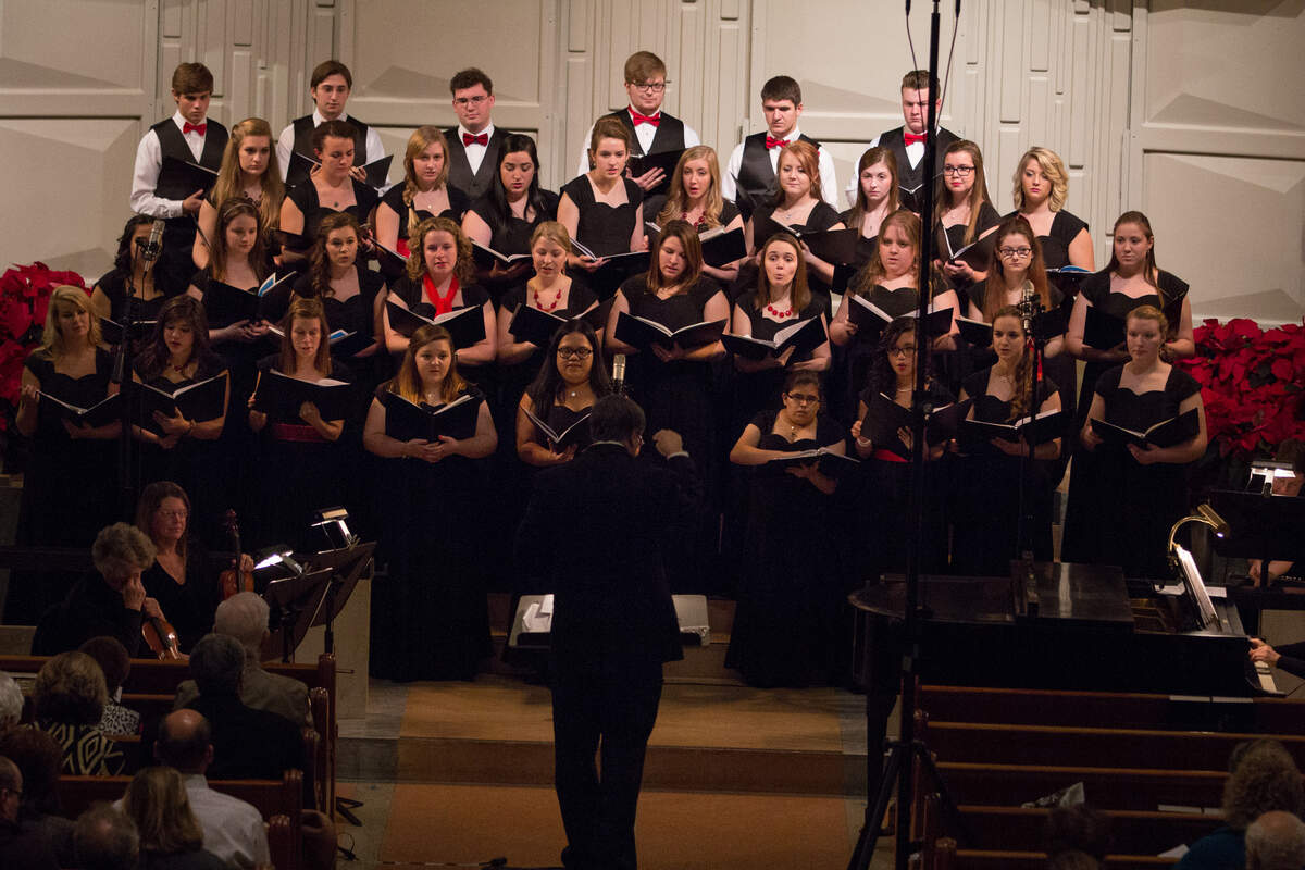 Rockhurst University students will present its annual Ceremony of Lessons and Carols at 7 p.m. Dec. 1.