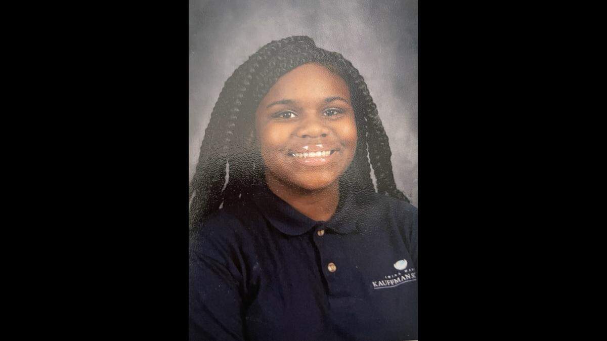 A photo of Kourtney Freeman, an 11-year-old Kansas City girl who was killed in her home April 10, 2024.