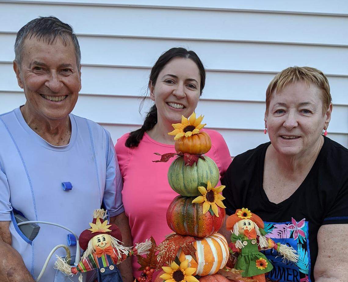 Darrell Schroll, pictured on the left, contracted a serious infection caused by a bacteria called M. chimaera after having open-heart surgery in 2019 at The University of Kansas Hospital. He died on July 26, 2023, at 74. A series of lawsuits allege that the bacteria was spread from contaminated heater-cooler devices used during the surgeries.
