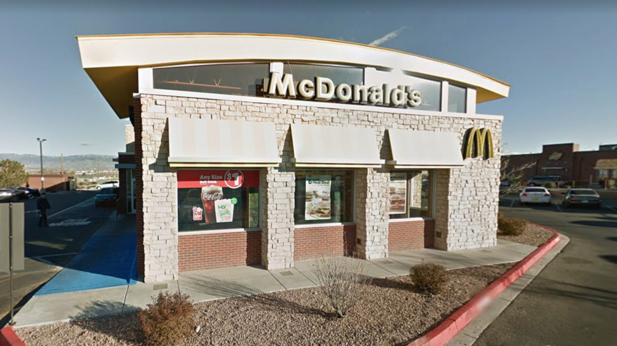 Estevan Gonzalez was arrested after police say he pulled a gun in a McDonald’s drive-thru in Albuquerque.