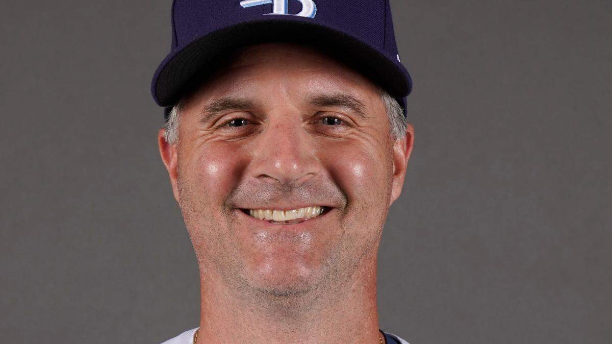 This is a 2022 photo of Bench Coach Matt Quatraro of the Tampa Bay Rays baseball team. This image reflects the Tampa Bay Rays active roster as of Thursday, March 17, 2022 when this image was taken. (AP Photo/Wilfredo Lee)