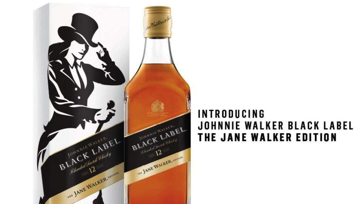 Jane Walker will appear on 250,000 bottles of whisky and debut in March to coincide with Women's History Month and International Women's Day.
