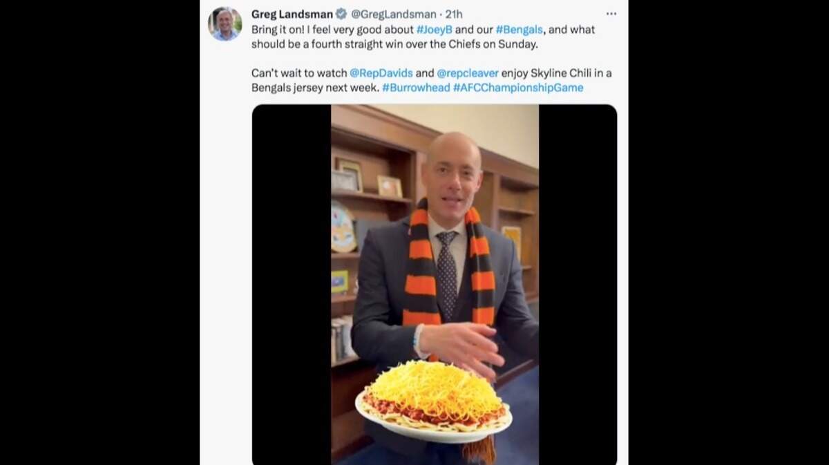 A wager involving Kansas City barbecue and Cincinnati chili between politicians in the Kansas City metro and Ohio only adds to a passionate debate.