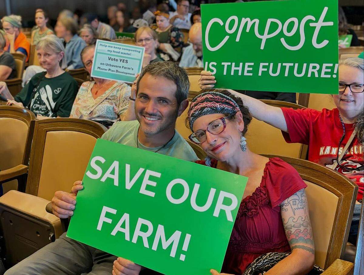 Dan Heryer and Brooke Salvaggio at City Hall