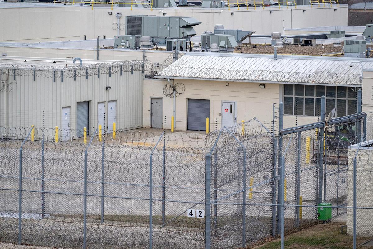 CoreCivic Midwest Regional Reception Center, formerly Leavenworth Detention Center, at 100 Hwy Terrace is seen  in Leavenworth, Kansas.