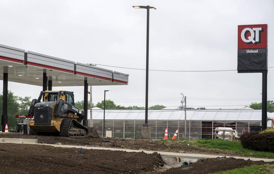 QuickTrip gas station at 344 W 72 St., is seen under construction on Thursday, April 23, 2026, in the Waldo neighborhood of Kansas City.