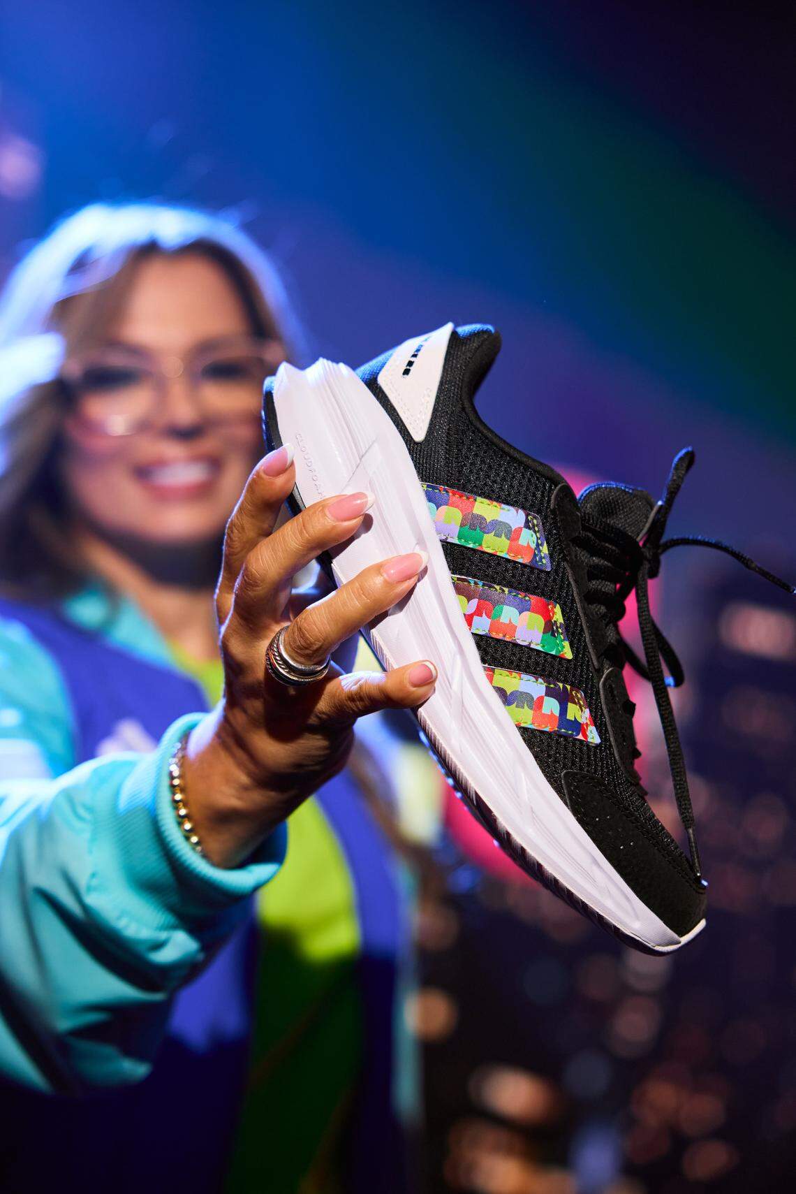 Volunteers will wear unique Adidas shoes designed for the World Cup.