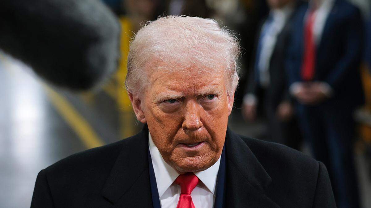DEARBORN, MICHIGAN - JANUARY 13: U.S. President Donald Trump tours the assembly line at the Ford River Rouge Complex on January 13, 2026 in Dearborn, Michigan. Trump is visiting Michigan where he will participate in a tour of the Ford River Rouge complex and later give remarks to the Detroit Economic Club. (Photo by Anna Moneymaker/Getty Images)