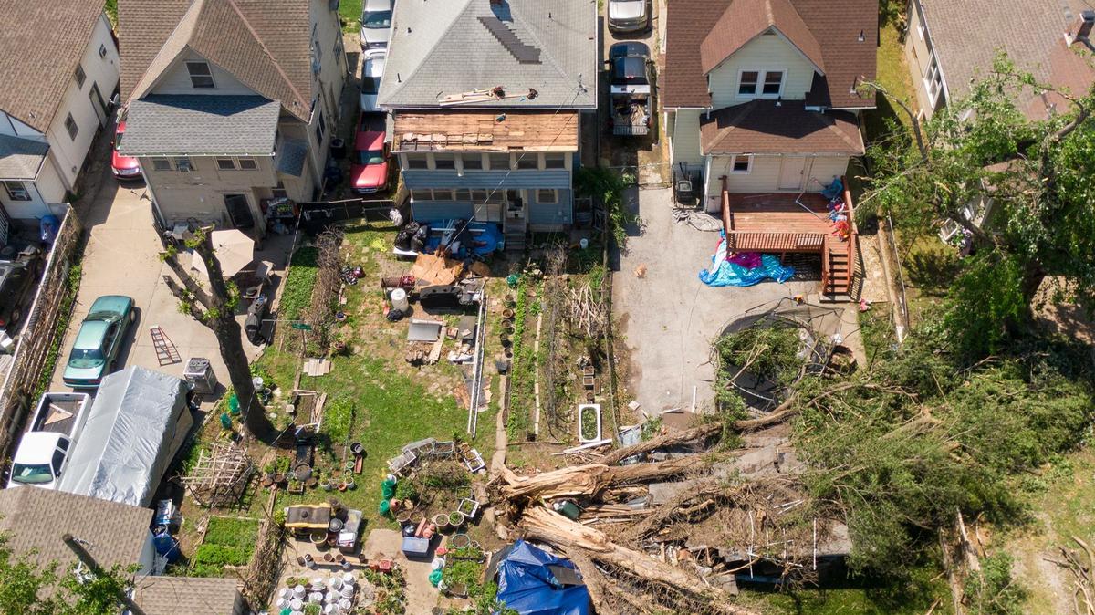 It has been a stormy week in Kansas City and additional storms are on the way for the Memorial Day holiday weekend. A powerful storm Sunday leveled trees near 13th Street and Central Ave., in Kansas City, Kansas.