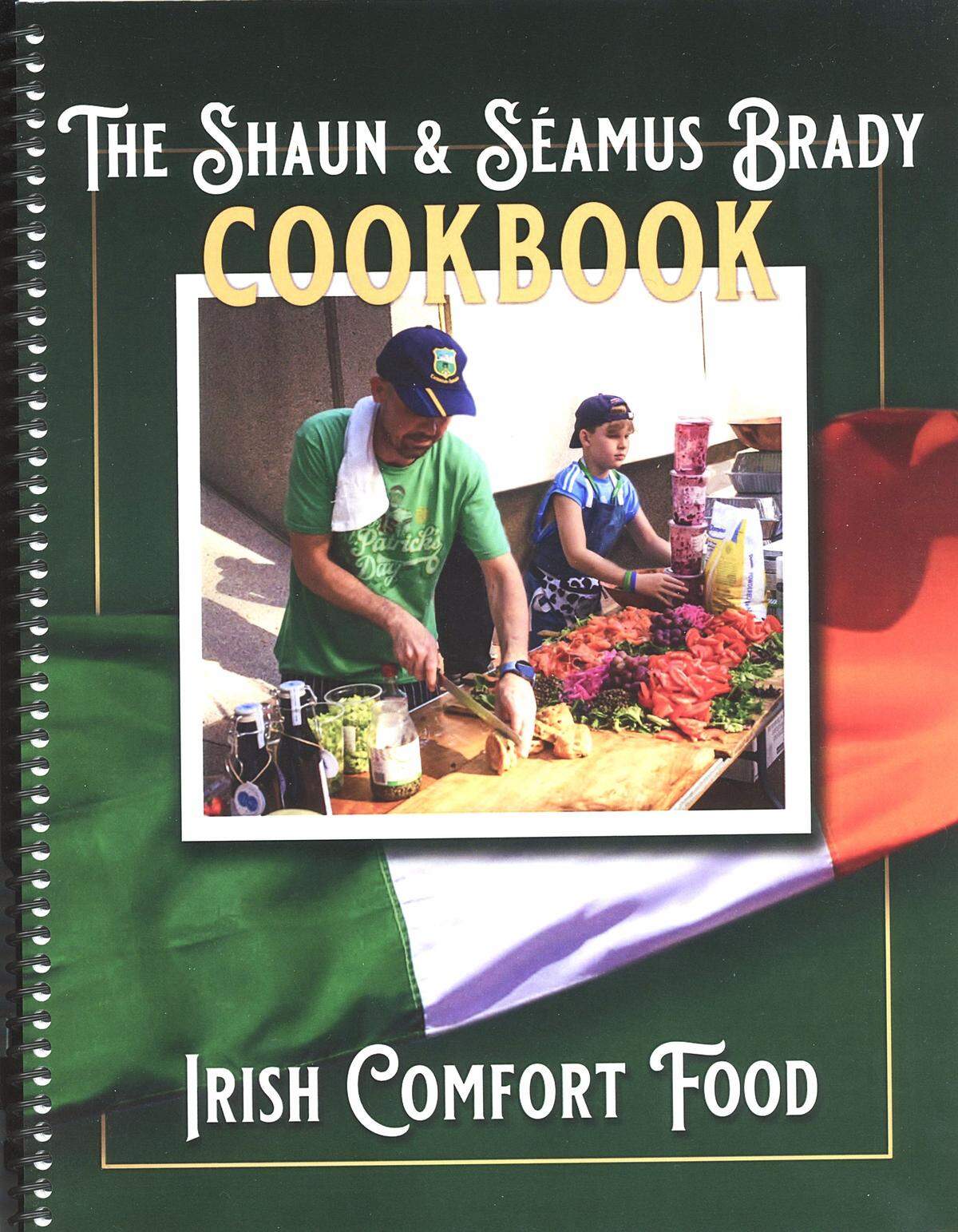 The new book “The Shaun & Séamus Brady Cookbook: Irish Comfort Food” will be on sale at the Kansas City Irish Fest, with proceeds going to Shaun Brady’s widow and two children.