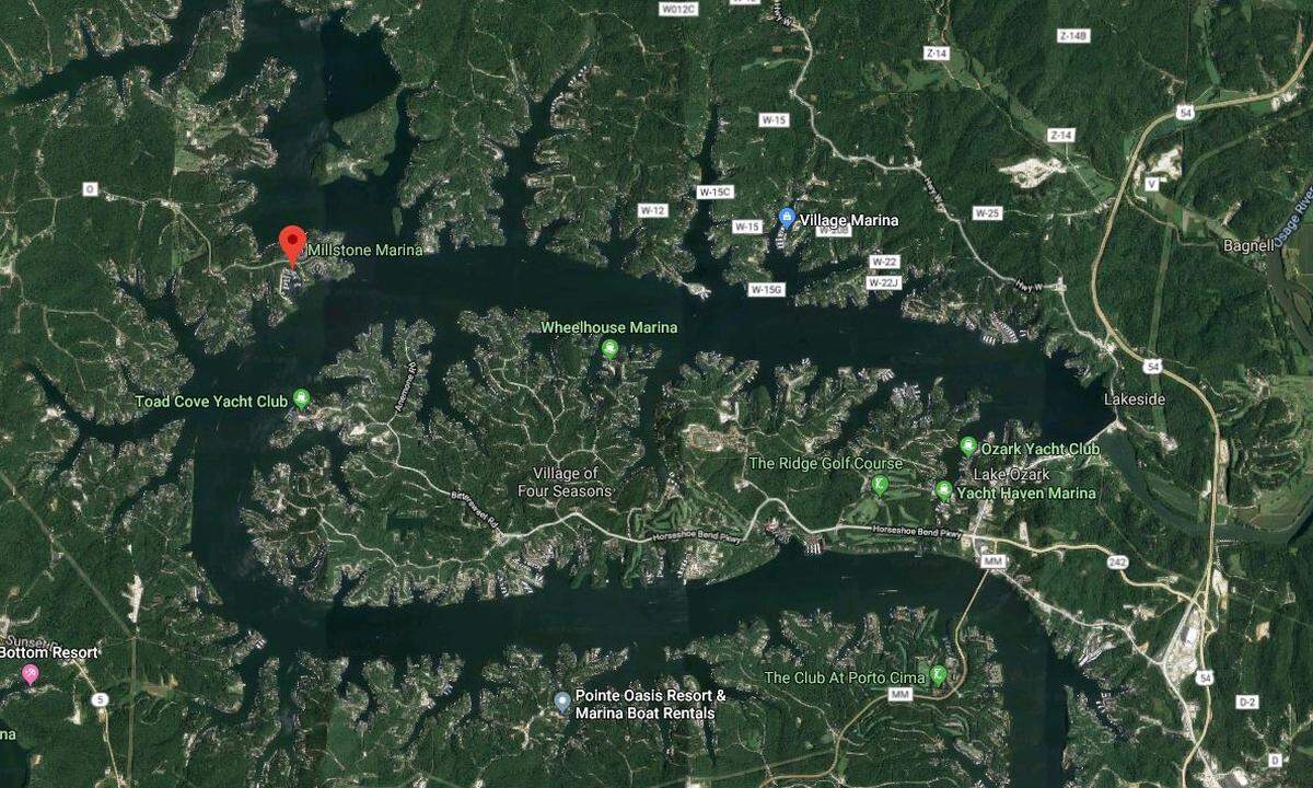 Five people were injured Saturday, June 15, 2019, at a gas dock at the Millstone Marina in Morgan County. This Google Maps image shows the area from above.