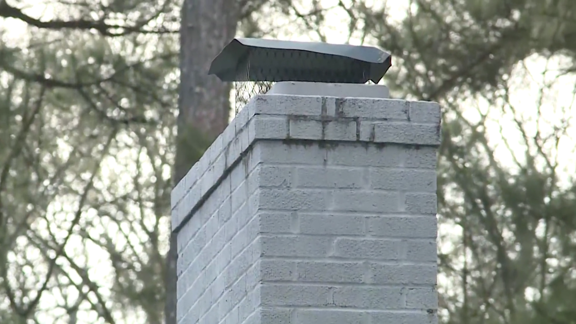 Elliot Stewart was arrested and charged with murder after getting stuck in a Forrest City chimney, police say.