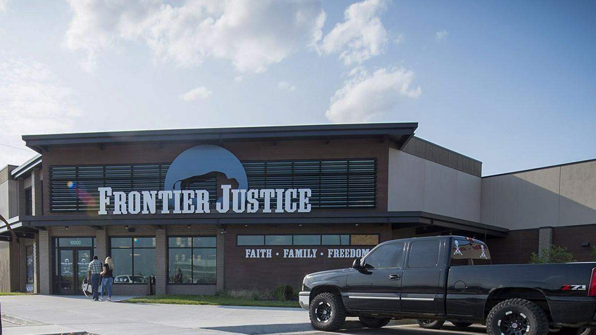 Guns were stolen from Frontier Justice, a gun store at 10000 France Family Dr., during an early morning burglary Saturday in Kansas City, Kan.