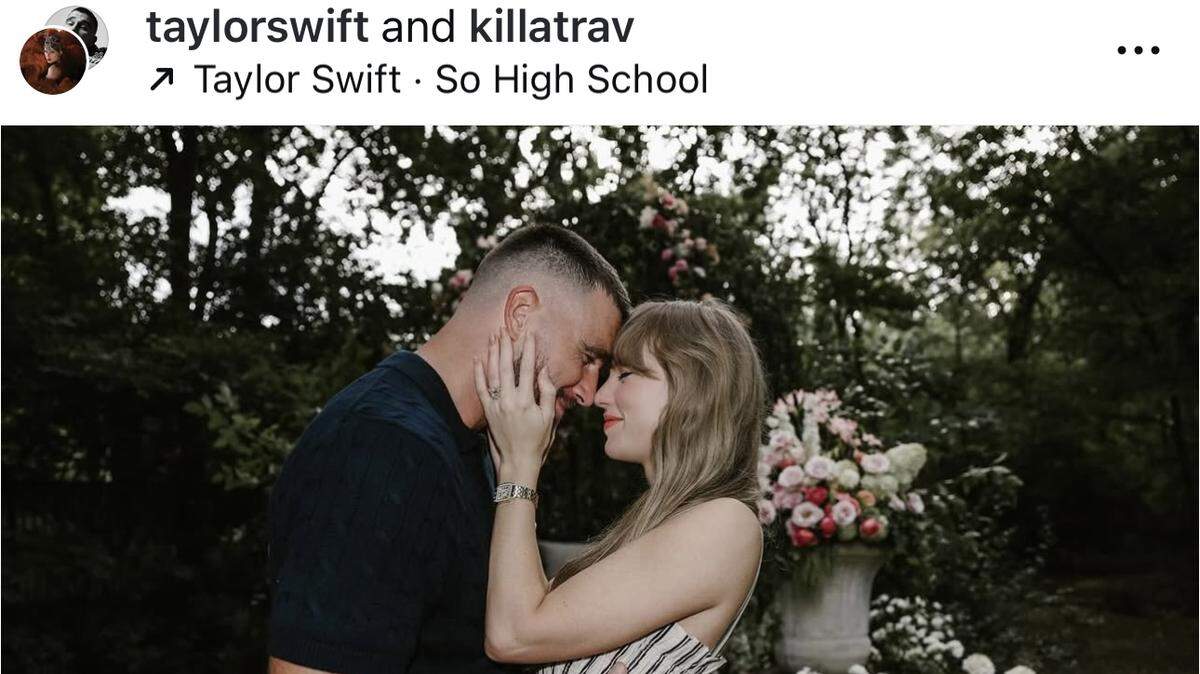 Ed Kelce, father of Chiefs tight end Travis Kelce, says his son proposed to Taylor Swift about two weeks ago in a garden set up around a gazebo at his home in the Kansas City area.