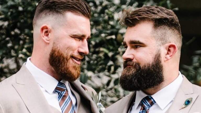 Travis Kelce was his brother’s best man 8 years ago. Jason Kelce returned the favor