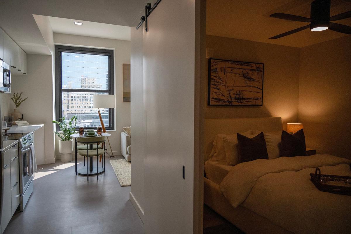 One-bedroom apartments at the Midland Lofts cost up to $1,368.
