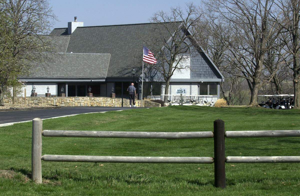 The clubhouse at Wolf Creek Golf Club at the course in Olathe, which opened in 1972.