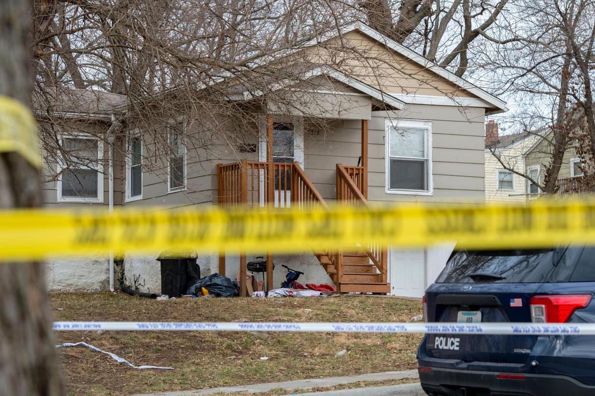 Kansas City Police were at a house Wednesday in the 7300 block of Indiana Avenue where a woman was arrested Tuesday night following a disturbance where a child was found dead. The child’s death has been ruled a homicide.