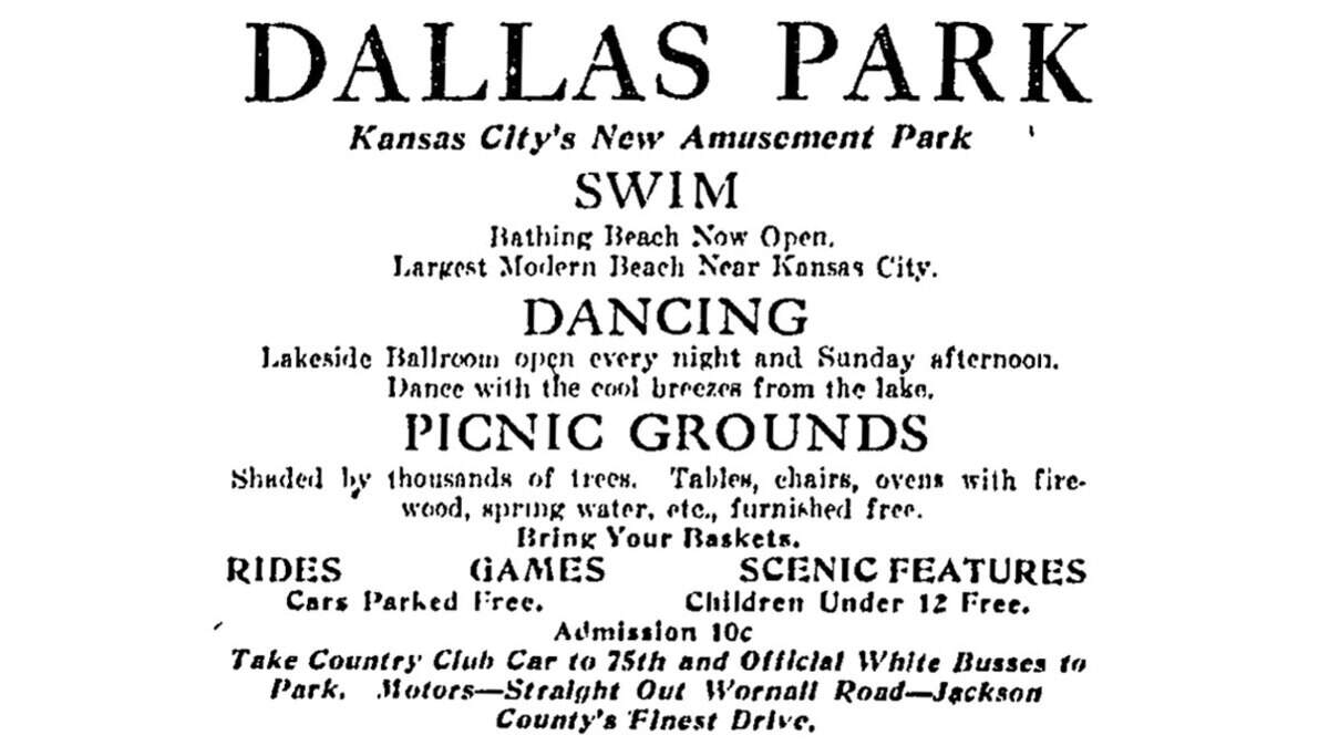 Dallas Park advertisement.