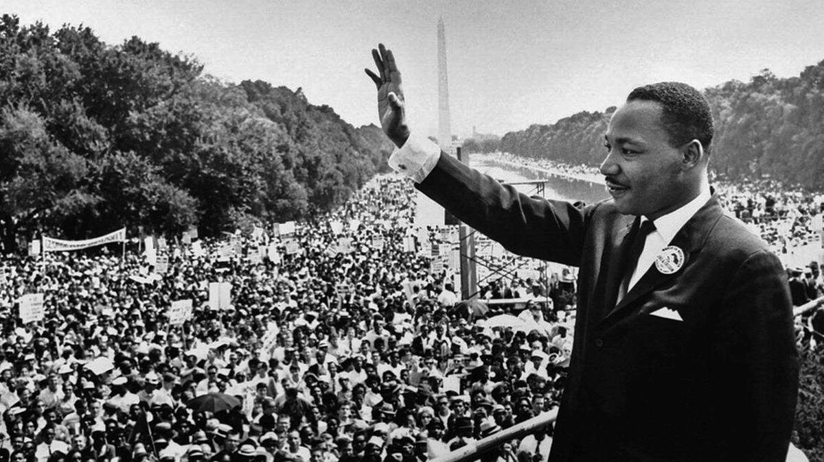 The Rev. Dr. Martin Luther King Jr. gave his "I Have a Dream" speech from the steps of the Lincoln Memorial on Aug. 28, 1963. He was assassinated five years later.