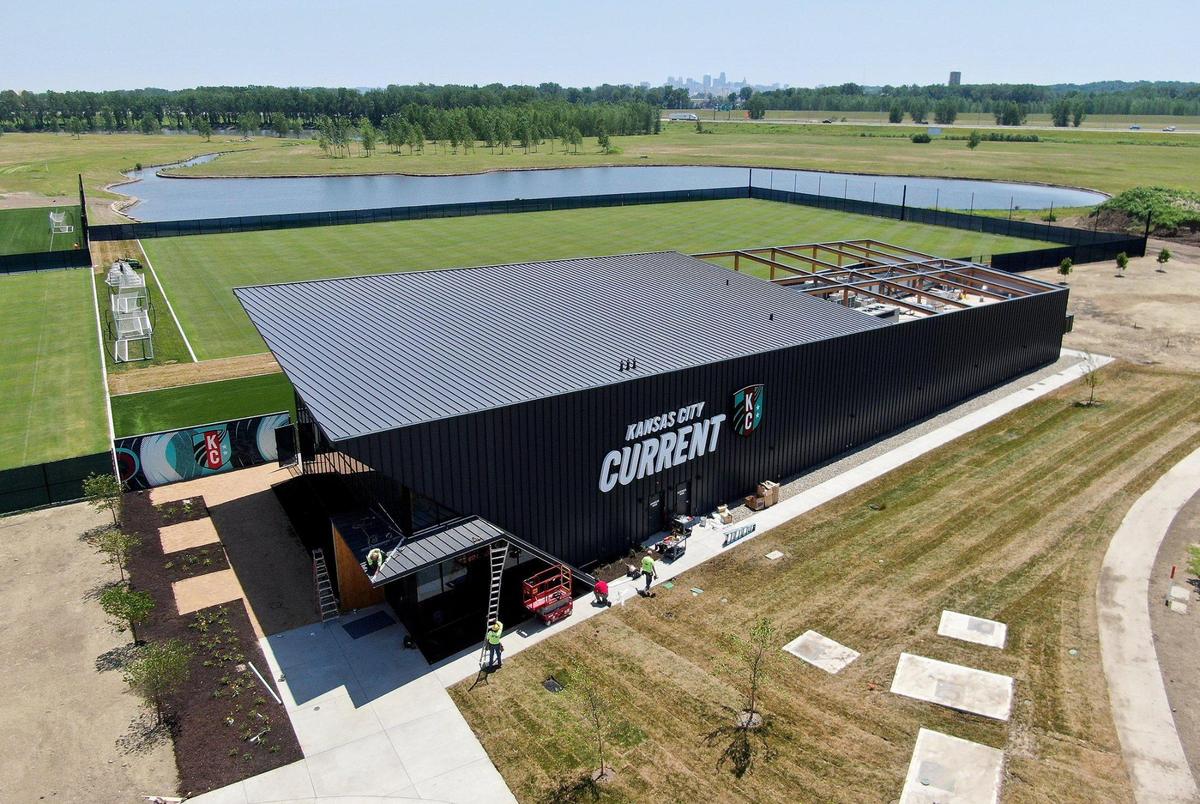 The new KC Current training facility in Riverside Monday, June 20, 2022.