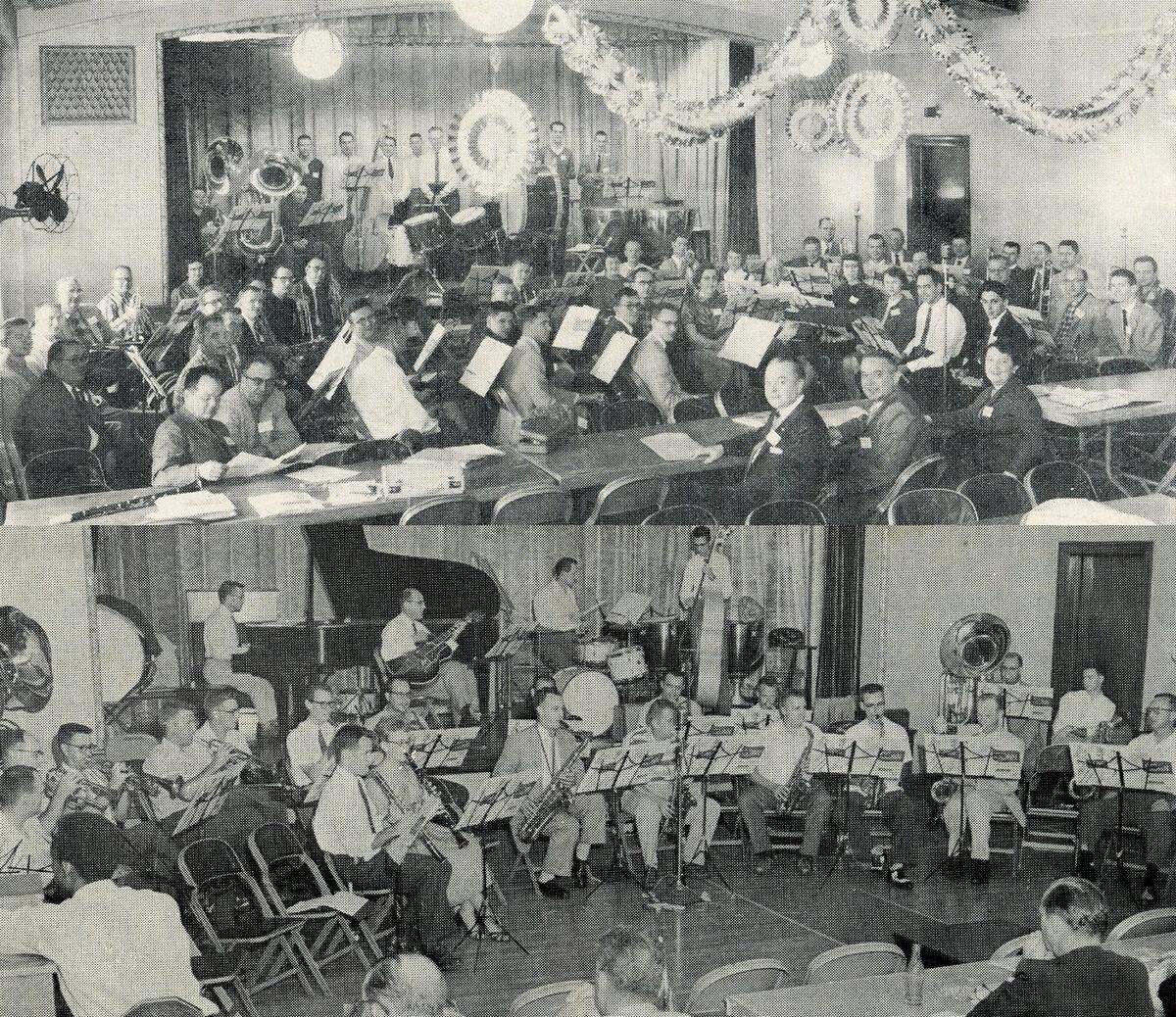 Steinhall Auditorium in Jenkins chimes, September 1957 and January 1959