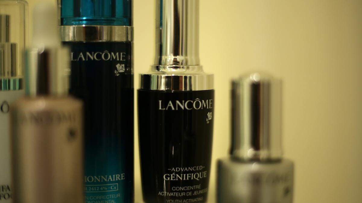 Skincare items.