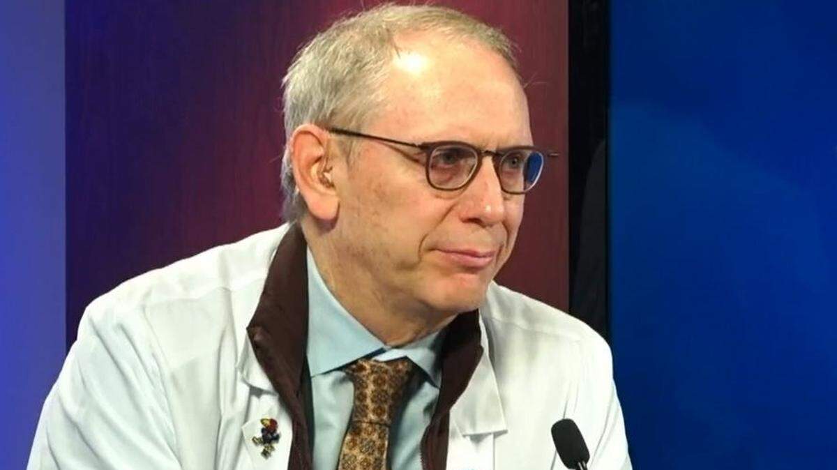 Steve Stites, chief medical officer at The University of Kansas Health System, said area hospitals are reaching capacity, overwhelmed with a surge in new COVID-19 patients.