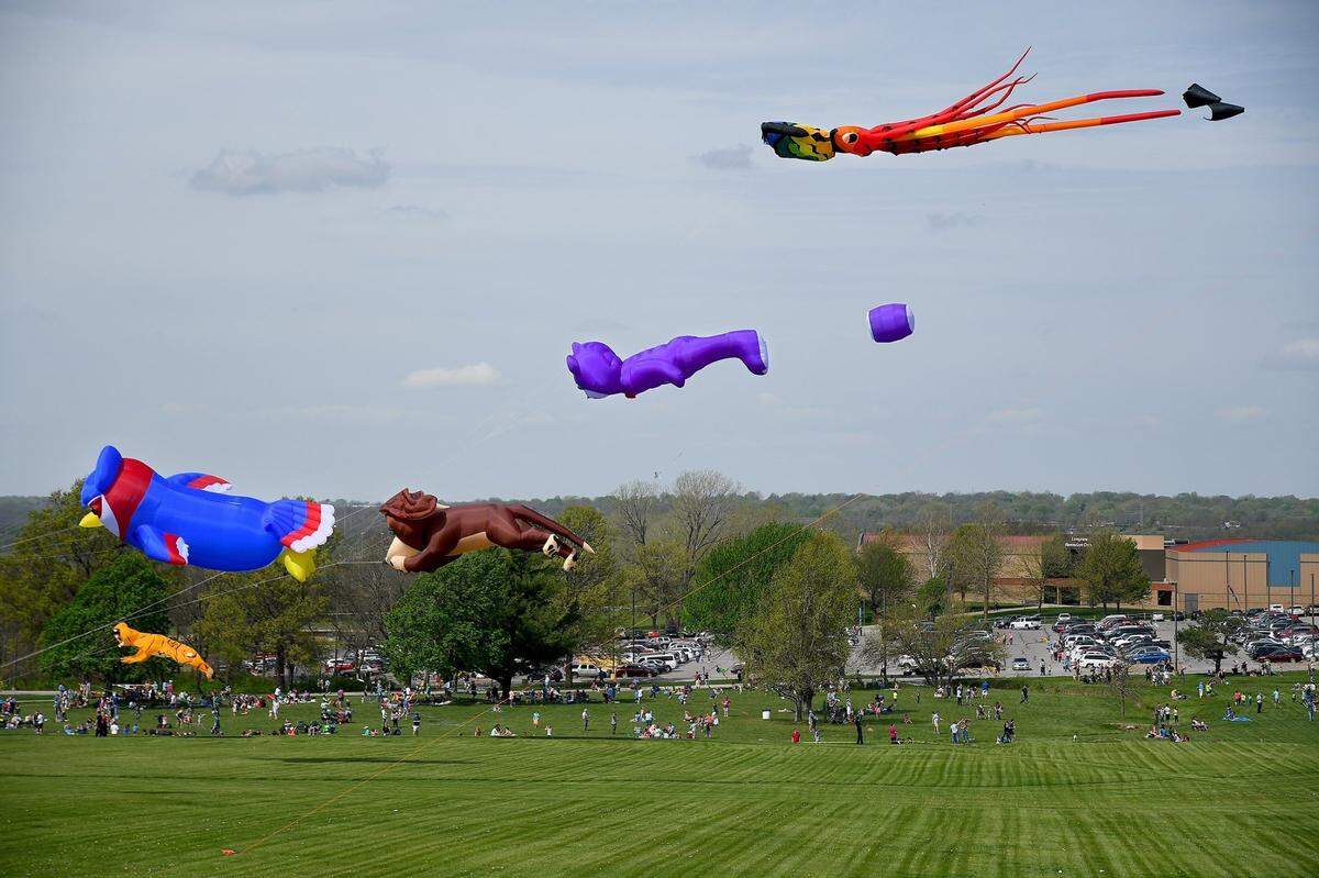 Kites of all sizes will fly above the lawn of the Metropolitan Community College-Longview campus April 24 at the annual Flights of Fancy.