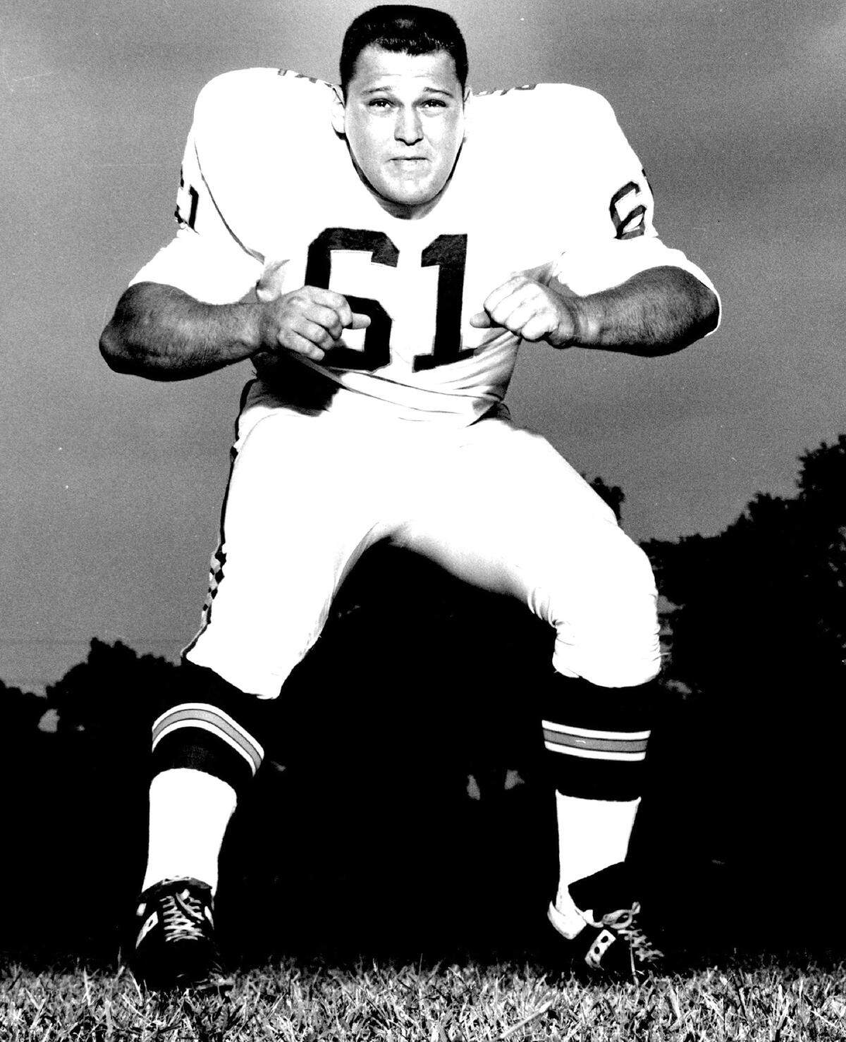 Guard Denny Biodrowski, Kansas City Chiefs, 1963–1967
