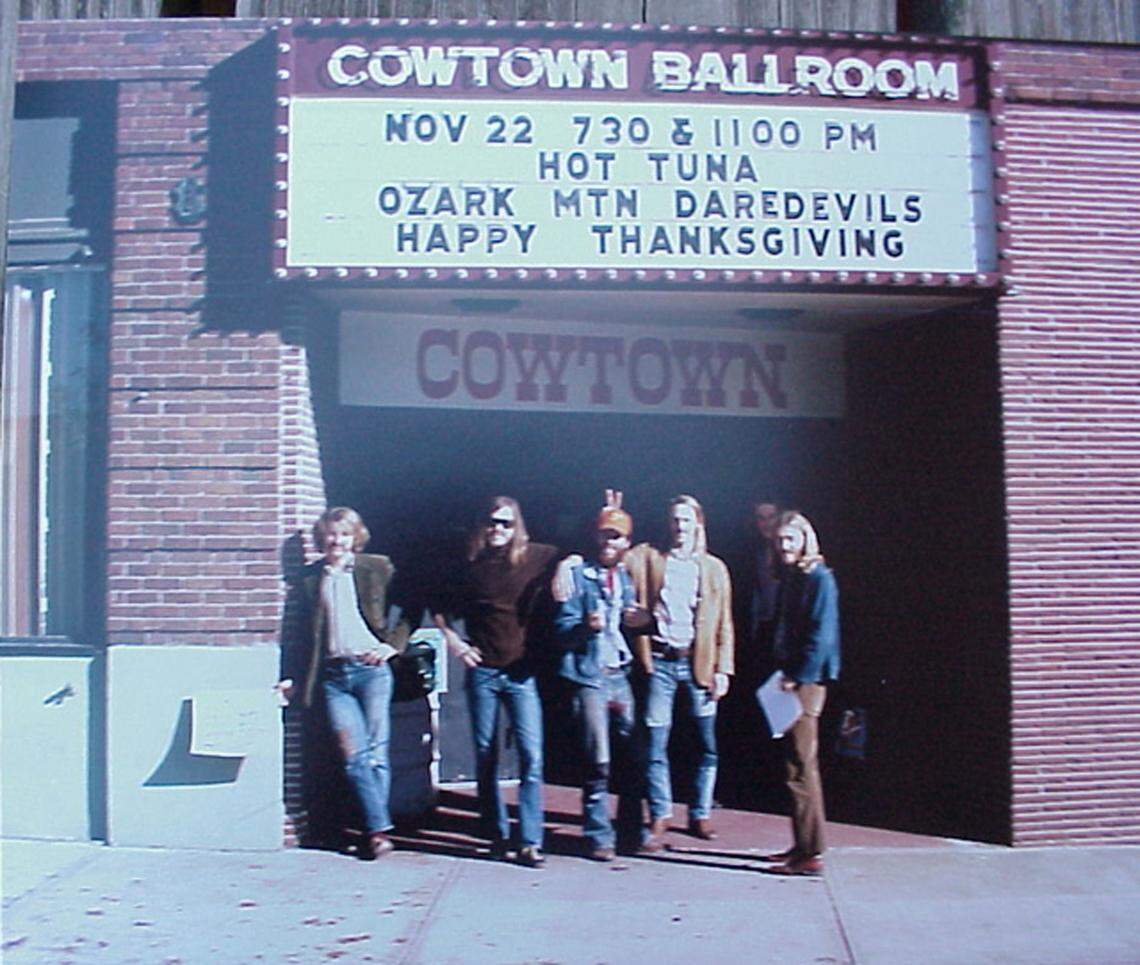 The Ozark Mountain Daredevils played the Cowtown Ballroom in 1972.