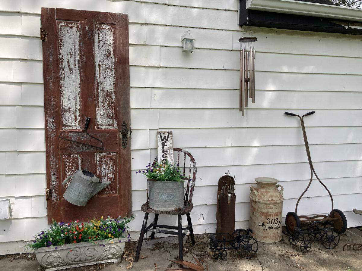 Side yard of Amy Coon’s house in Strasburg, Missouri. Coon was killed on Monday, Memorial Day, May 25, 2026, in the parking lot of a Cosentino’s Price Chopper in Pleasant Hill.