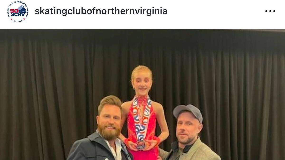 Brielle Beyer, a juvenile level figure skater who belonged to the Skating Club of Northern Virginia, died Wednesday night along with her mother Justyna when their flight out of Wichita collided with a military helicopter in Washington D.C.