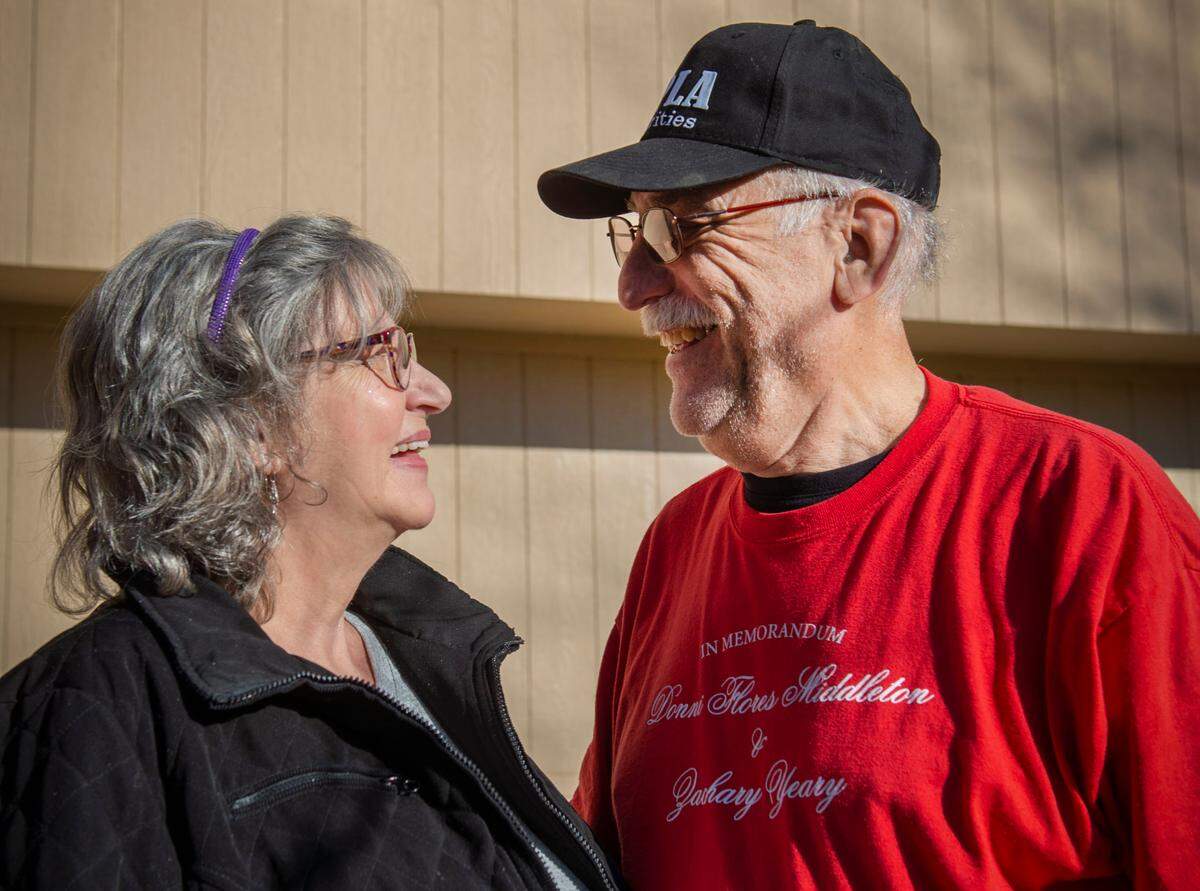 Donna and Robert Flores, board members and primary funders of Habitaciones Para Latinos Association (HPLA), at their home in Shawnee, Kansas, on Dec. 16. The need for HPLA and charities like it will probably continue as home repairs have grown more costly. 