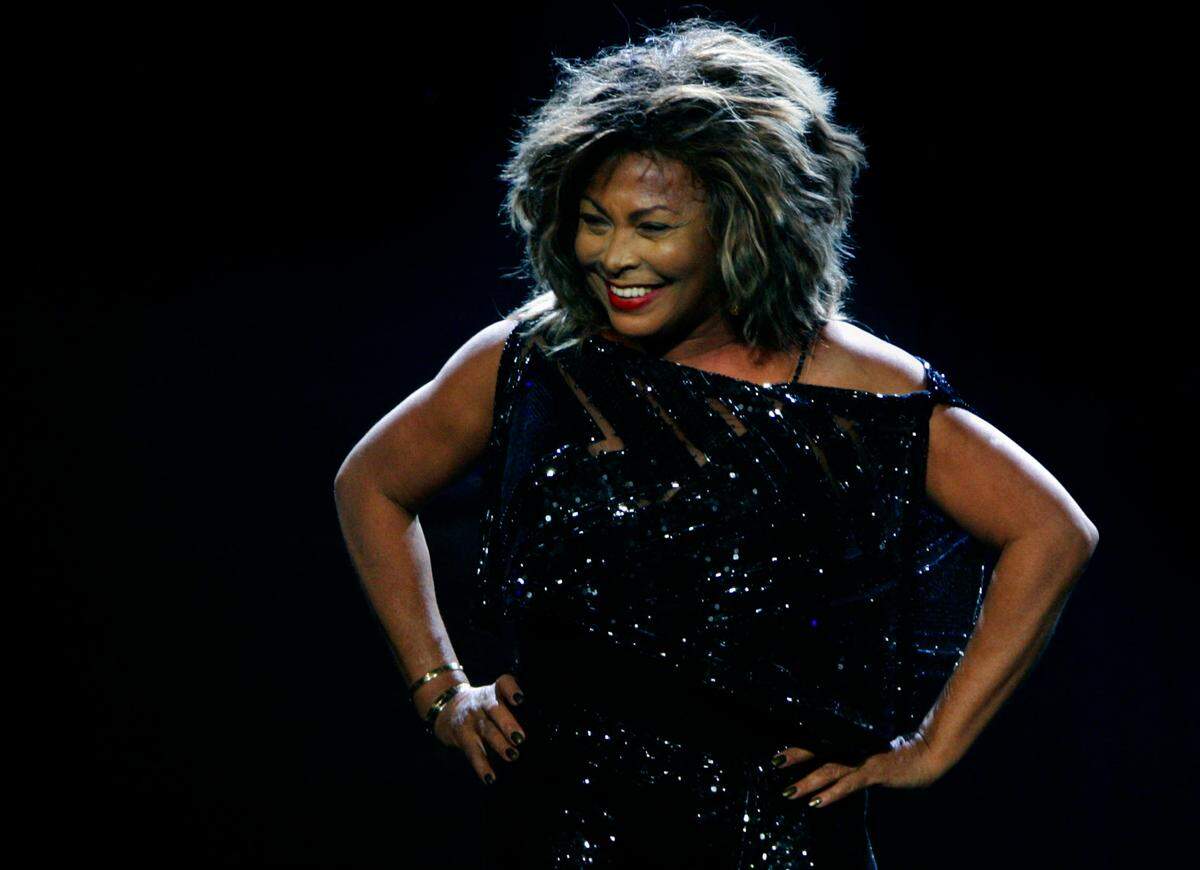 Tina Turner launching her last concert tour at Kansas City’s Sprint Center in October 2008.