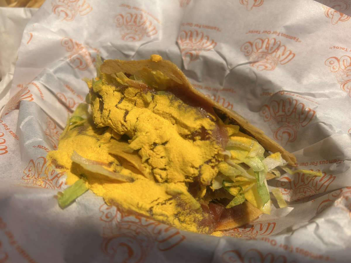 In-A-Tub’s deep-fried tacos are a take on the Kansas City-style taco, originally a Mexican-Italian fusion food from the early 1900s.