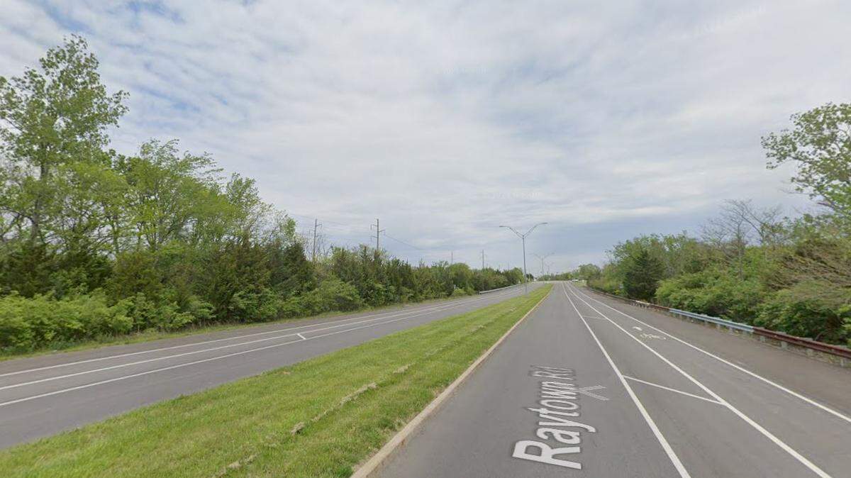 Kansas City police responded to a deceased body on fire early Monday, June 6, 2022, next to Raytown Road between Longview Road and Longview Parkway, on the west side of the lake. A Google Maps street view image from May 2021 shows the general area.