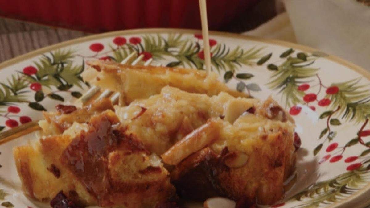 Jasper’s panettone bread pudding with amaretto sauce is a favorite.