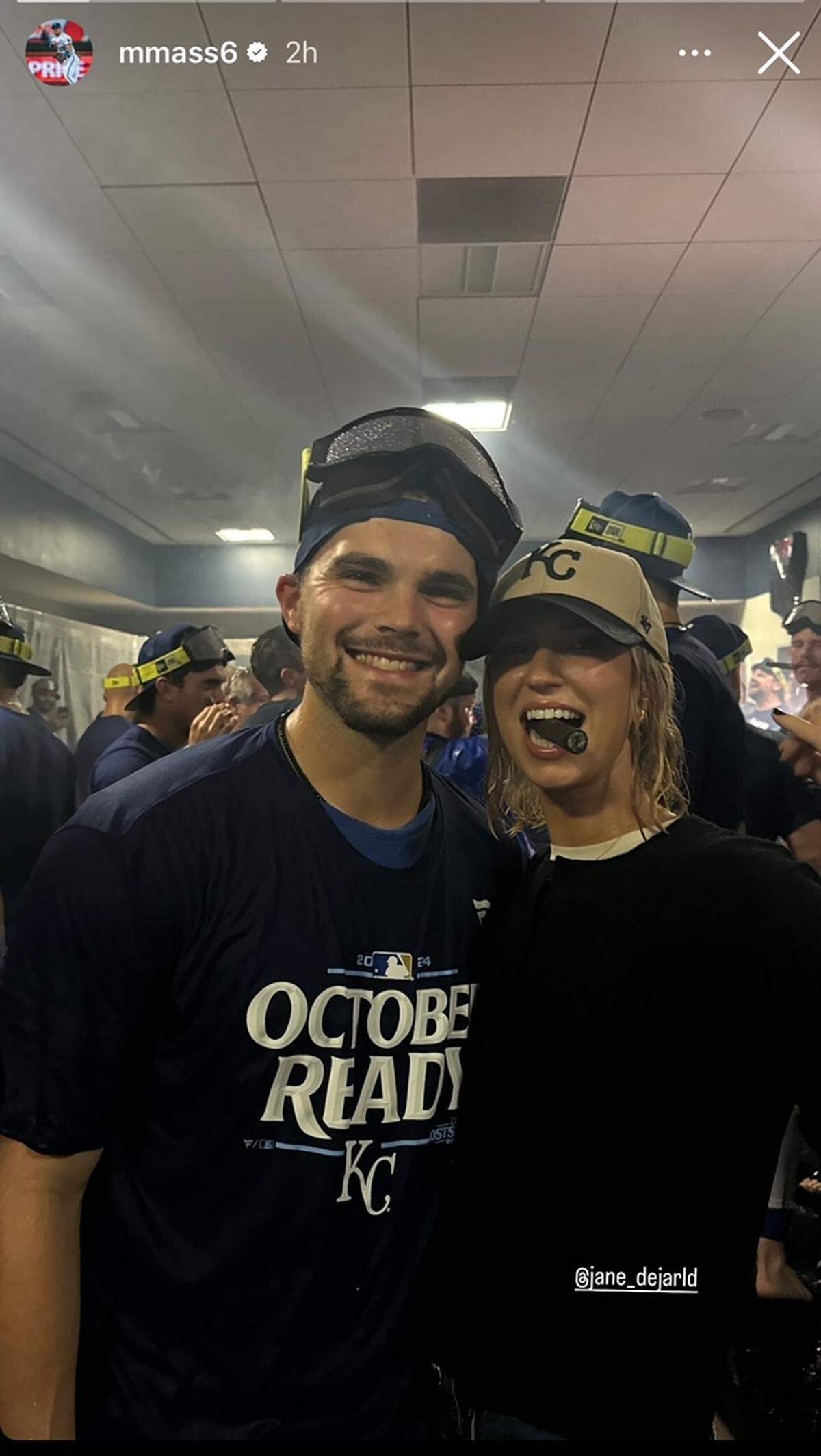 Michael Massey with fiancee, Jane DeJarld.