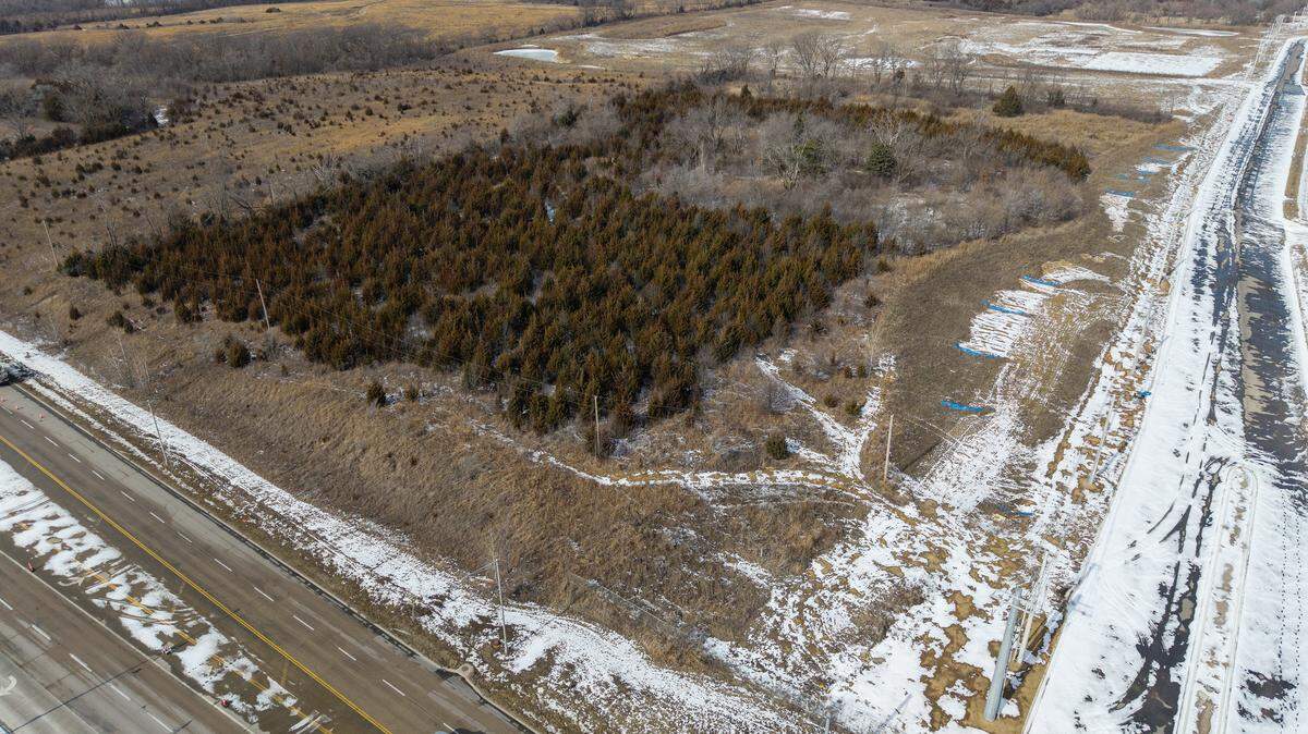 The Kansas City Chiefs are said to be looking for a stadium site in Wyandotte County. This view shows a large parcel of undeveloped land along State Avenue, looking northwest from N. 118th Street on Monday, Feb. 2, 2026.