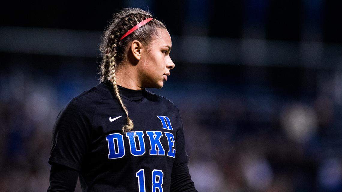 Moving up to the second overall selection in Thursday evening’s NWSL Draft, the Kansas City Current selected Michelle Cooper, a star forward from Duke.